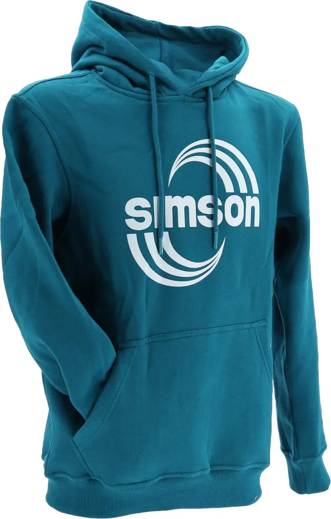 Hoodie Simson Cross couleur essence en taille M avec grande poche ventrale