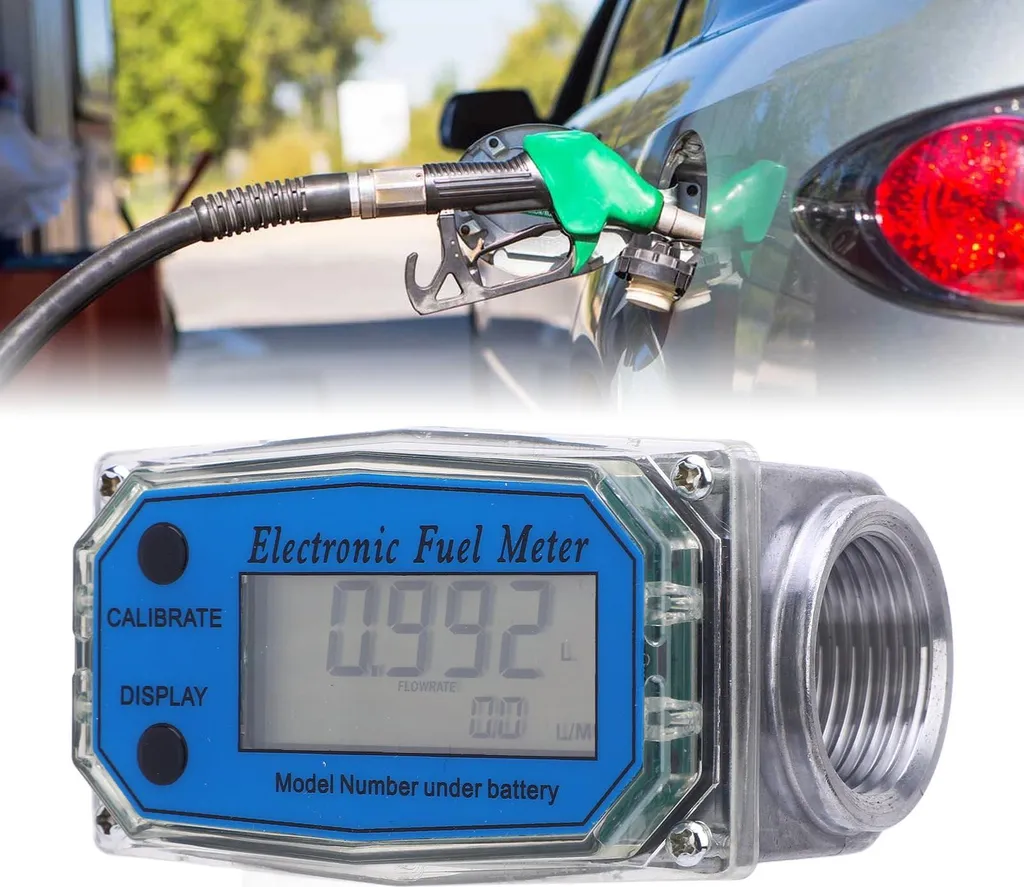 Compteur de débit électronique multifonction pour eau gaz et essence