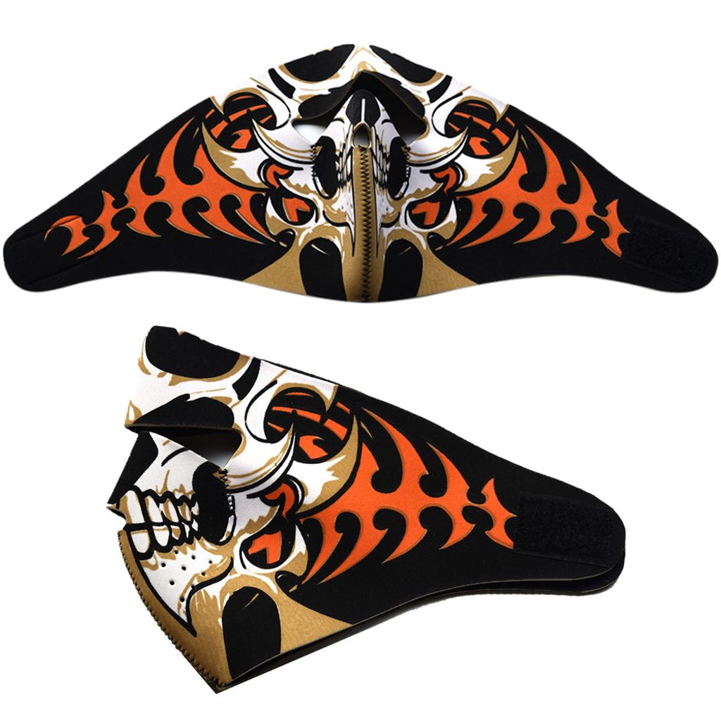 Outdoor Radfahren Gesichtsmaske Breathable Half Face Mask Mund Muffel fš¹r Motorrad Kostš¹m CS Spiel Outdoor Training Paintball