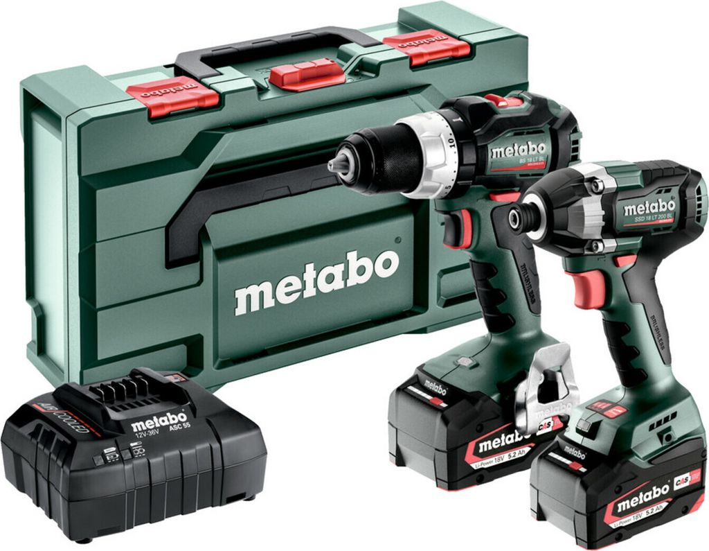 Metabo Akku Combo Set 2.8.4 18V, BS 18 LT BL + SSD 18 LT 200 BL, metaBOX 145 L
