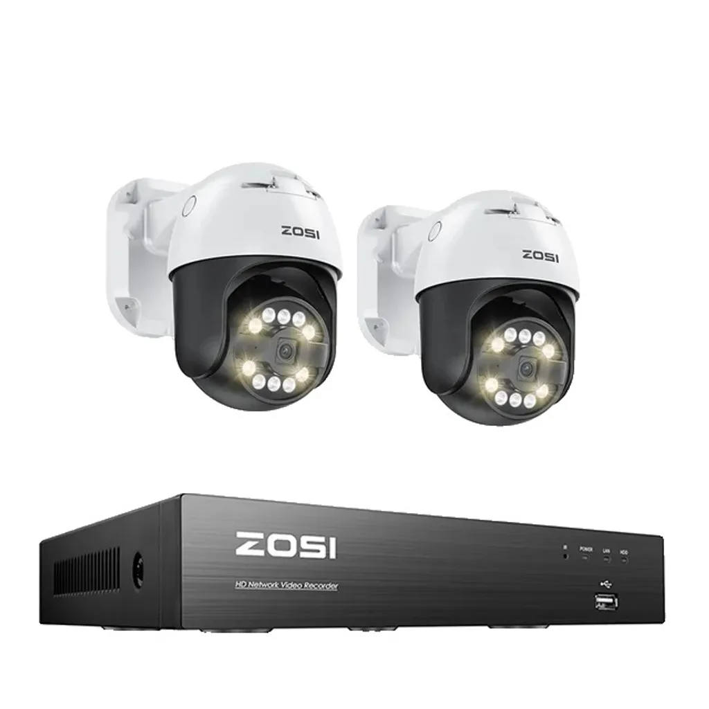 Caméra de sécurité extérieure PTZ avec IA de suivi automatique