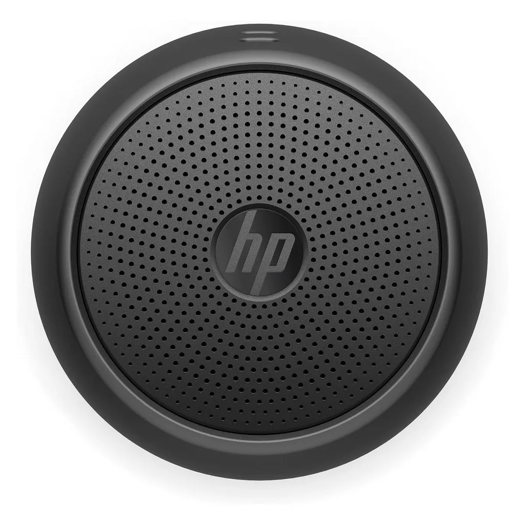 Enceinte nomade HP Bluetooth 360 noire - Audio portable pour smartphone