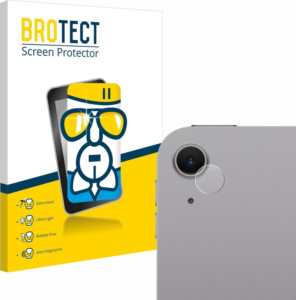 BROTECT Schutzglas für Apple iPad Air 11" M2 WiFi 2024 (NUR Kameraschutz) Schutzfolie Panzer Folie Glas Display Schutz klar