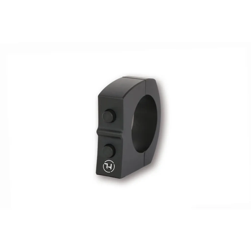 Commande de Guidon HIGHSIDER 2 Boutons-Poussoirs CNC Noir Universelle