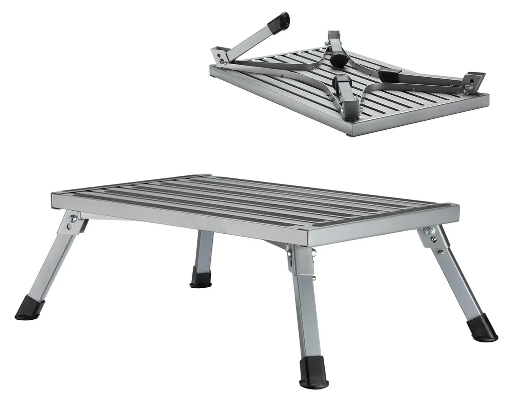 Marchepied Pliable pour Camping-Car Wiltec - Accès Facile et Stable