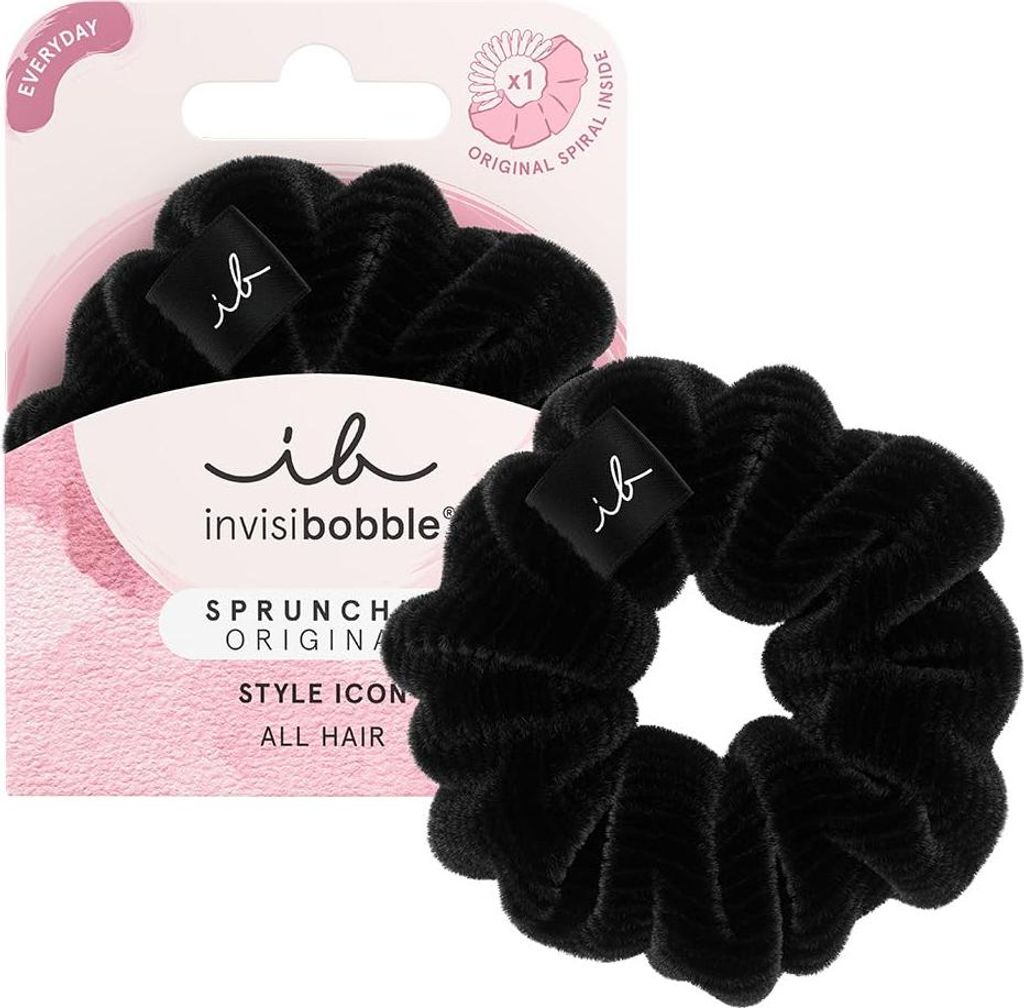 invisibobble Elastico per capelli nero Scrunchie Dusk till Immagine del prodotto 