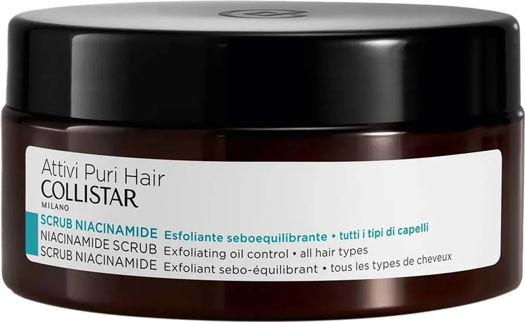 Collistar Attivo Puri Scrub capelli Niacinamide Equilibrante per tutti i tipi di capelli 250 ml
