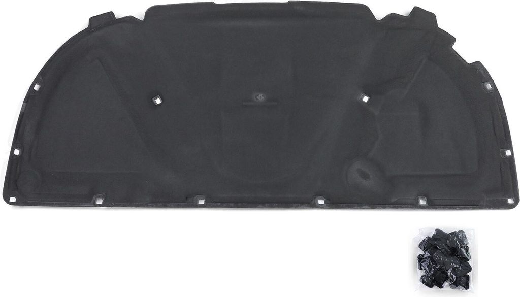 Motorhaubendämmung Dämmmatte mit Clips für Audi A4 B7 Produktbild 