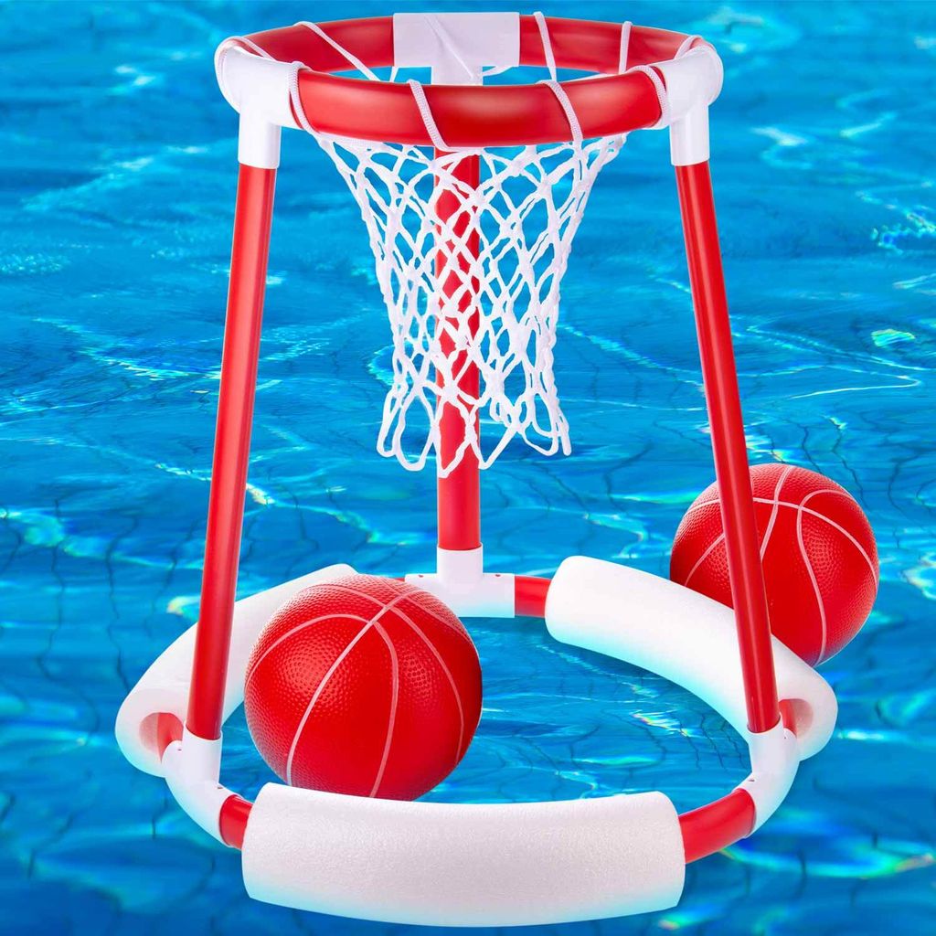 Schwimmender Pool Basketballkorb Wasserspielzeug Set inkl. Produktbild 