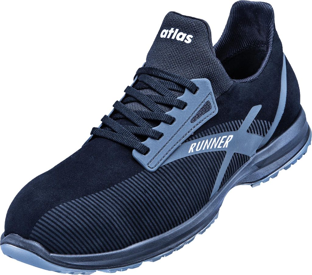 Atlas Sicherheitshalbschuh RUNNER 95 ESD S3 W10 Gr. 45 anthrazit/schwarz