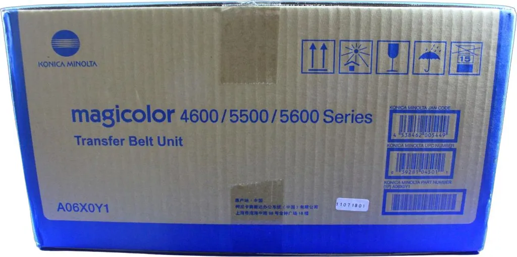 Konica Minolta A06X0Y1 Unité de transfert : corrigez vos défauts laser