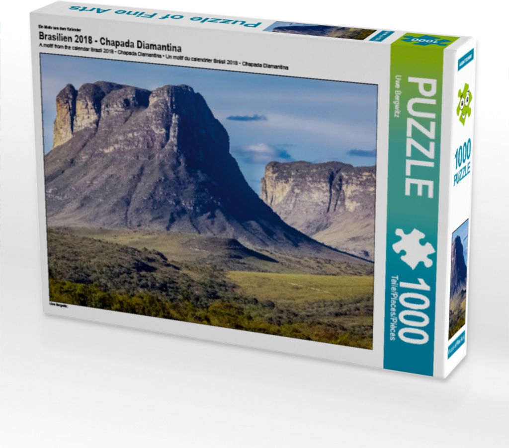 CALVENDO Puzzle Ein Motiv aus dem Kalender Brasilien 2018 - Chapada Diamantina | 1000 Teile Lege-Größe 64x48cm Foto-Puzzle für glückliche Stunden