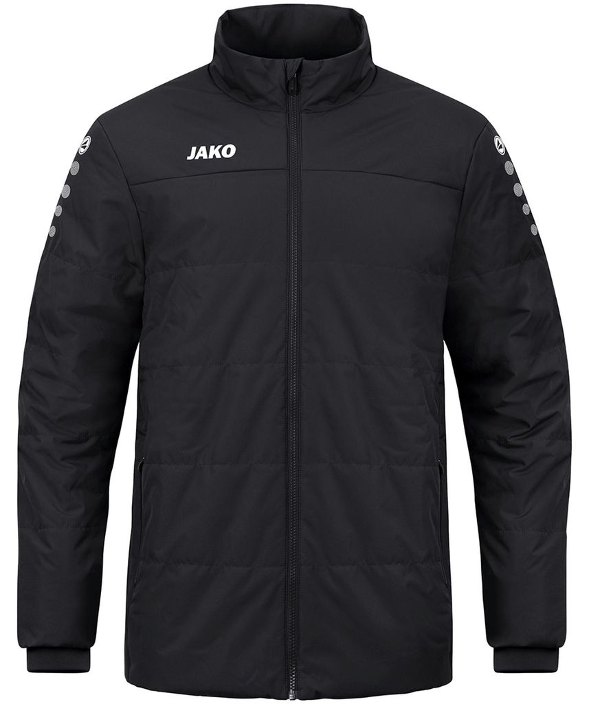 Jako Team Coachjacke Kinder - Schwarz Produktbild 