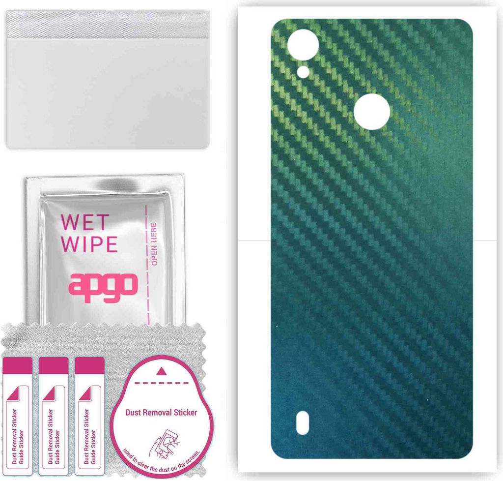 apgo Rückseite Schutzfolie, Skin, kompatibel mit ZTE Blade Produktbild 