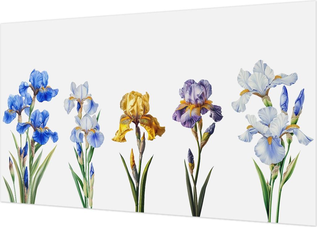 Fototapete - Wandbilder für Wohnzimmer - 416x254 - Dekorative Wandfolie - Modernes Design für Wanddekoration - Tapeten für Innenräume - Irisbl...