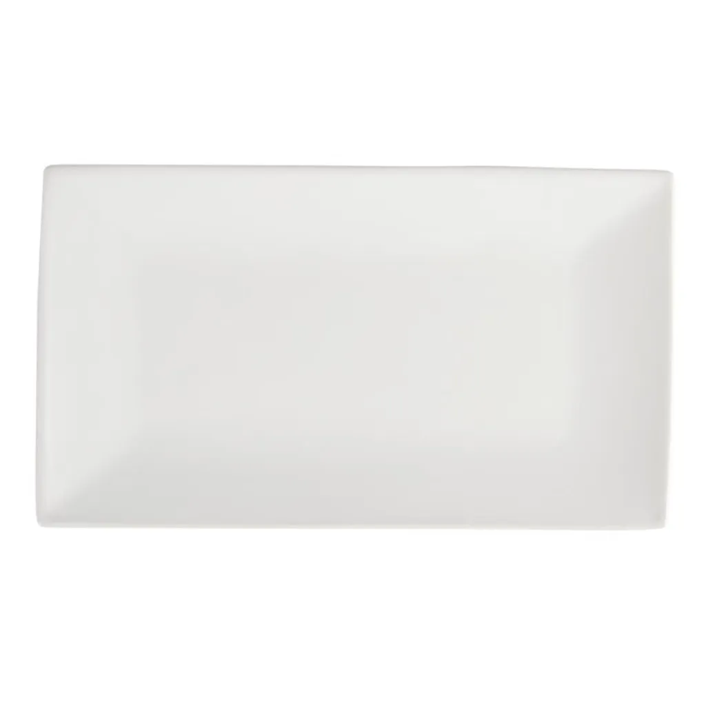 Assiettes de service rectangulaires Olympia Whiteware 31x18cm - 2 pièces - 9