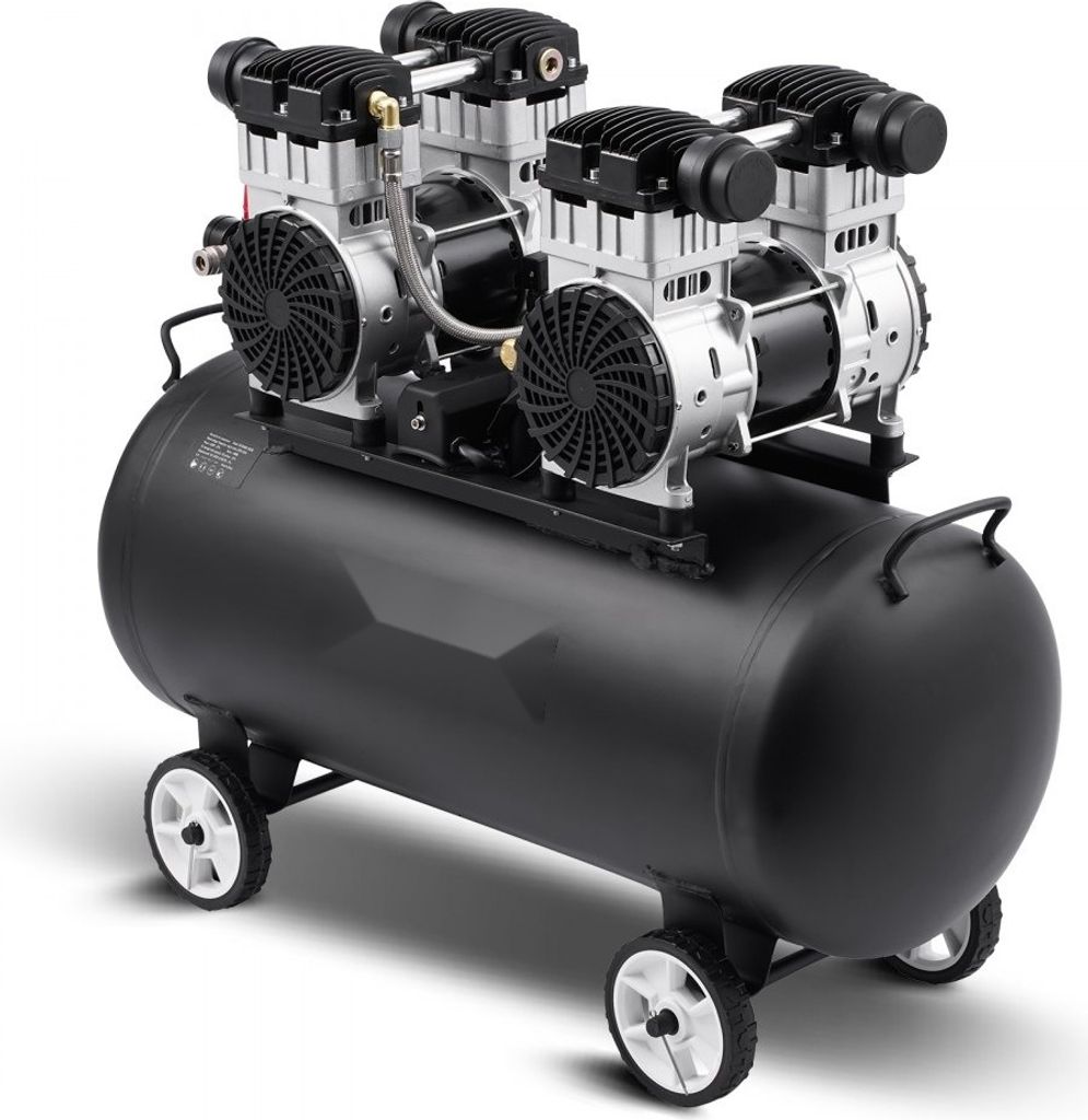 Luftkompressor 75L - 125PSI Flüsterkompressor - 3kW Druckluft - leiser Kompressor für professionelle Anwendungen