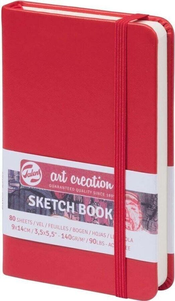Talens Art Creation 9314201M Skizzenbuch 80 9 x 14 cm 140 g Red