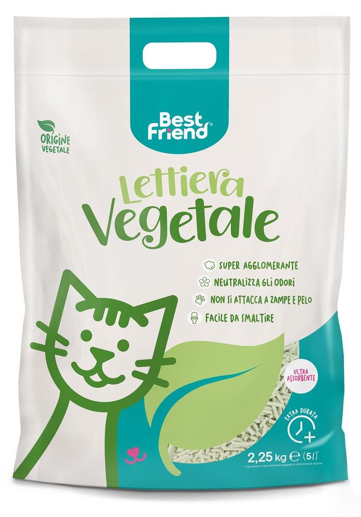Best Friend - Lettiera vegetale a lunga durata per gatti, 5 Immagine del prodotto 