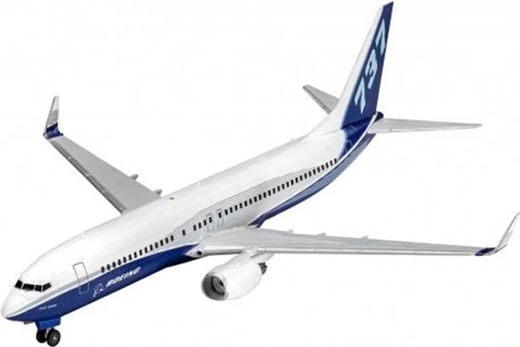 Boeing 737-800 Revell Model Set avec Détails Réalistes et Finition Experte