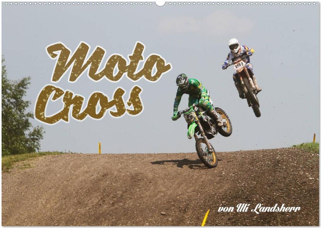 Moto Cross (Wandkalender 2026 DIN A2 quer), CALVENDO Monatskalender