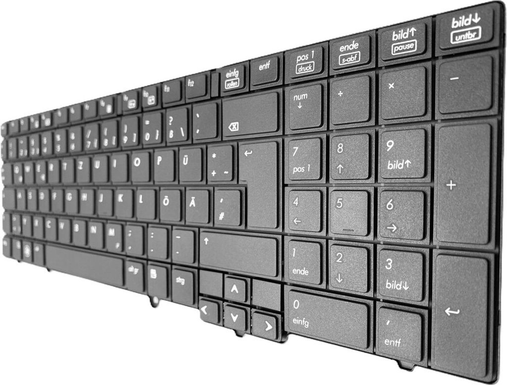 DE Schwarz Tastatur für HP ProBook 6550b (WD701ET), 6555b (WD719EA)