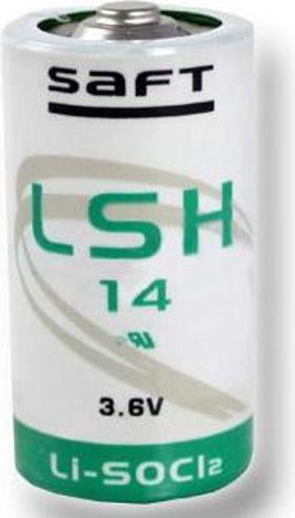 SAFT LSH14, Lithium-Zelle 3,6V, 5800mAh