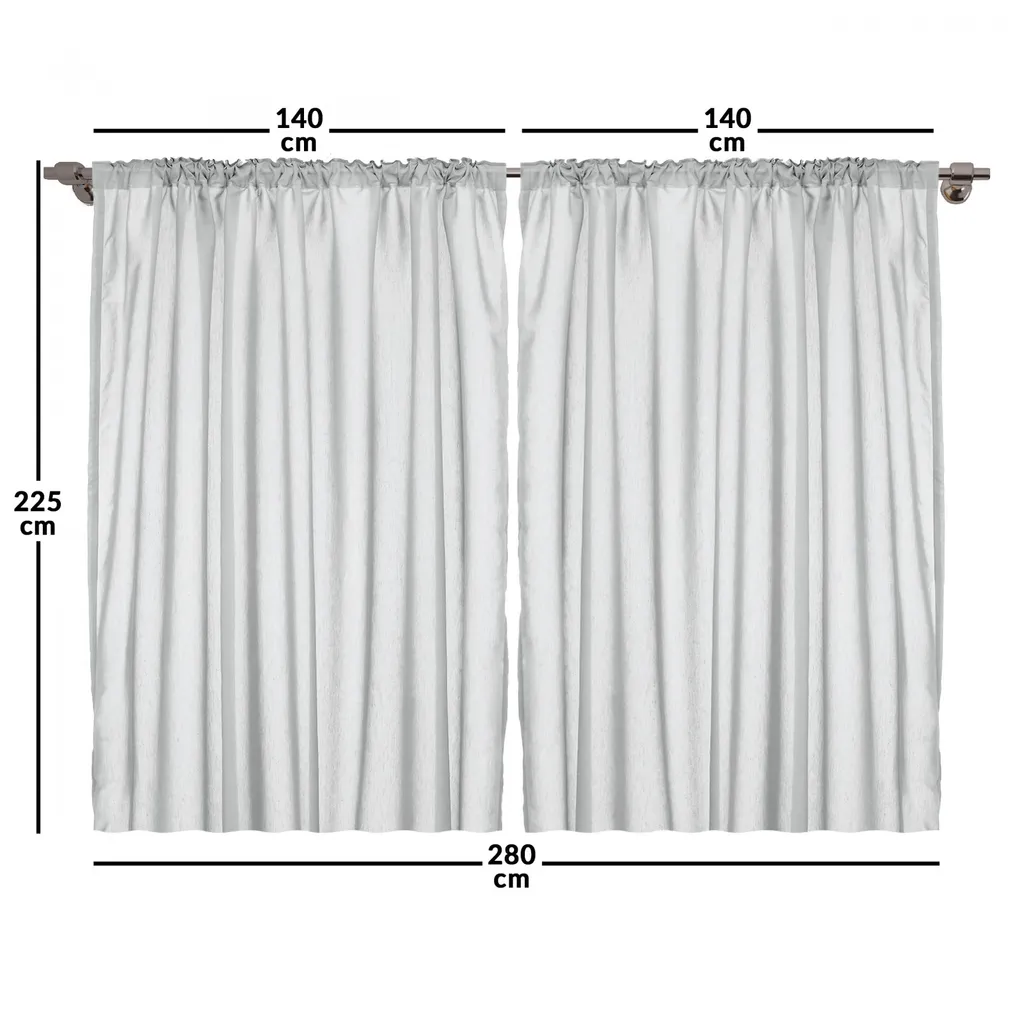 Rideau fleurs sauvages vert clair, fixation boucles et crochets 280x225 - 2