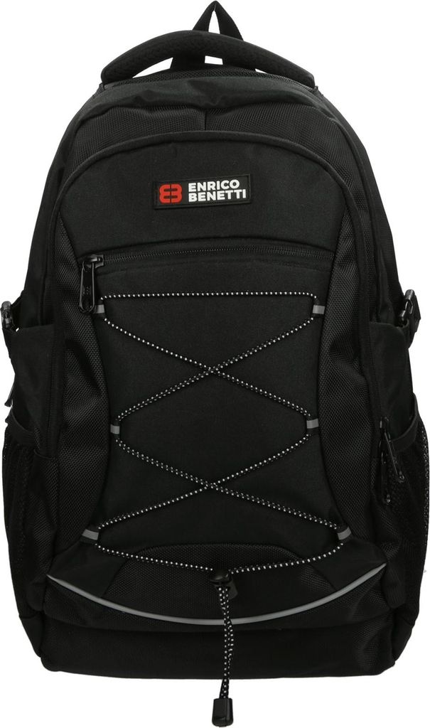 Rucksack für Laptops bis 13 Zoll, H 47 cm B 32 cm T 12 cm, mit gepolsterten Schulterträgern, für Schule & Büro