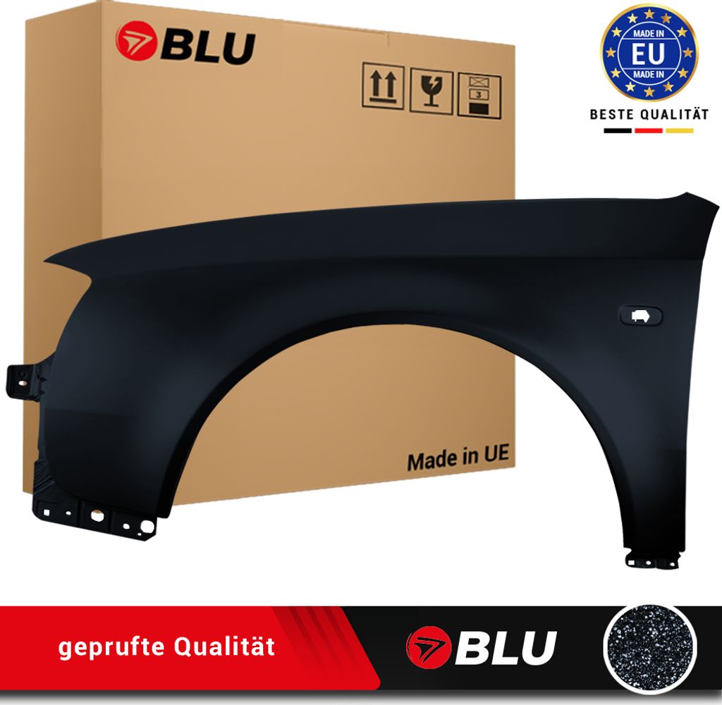 BLU Aile Compatible avec Audi A6 C5 LZ9W Gauche Schwarz Image du produit 