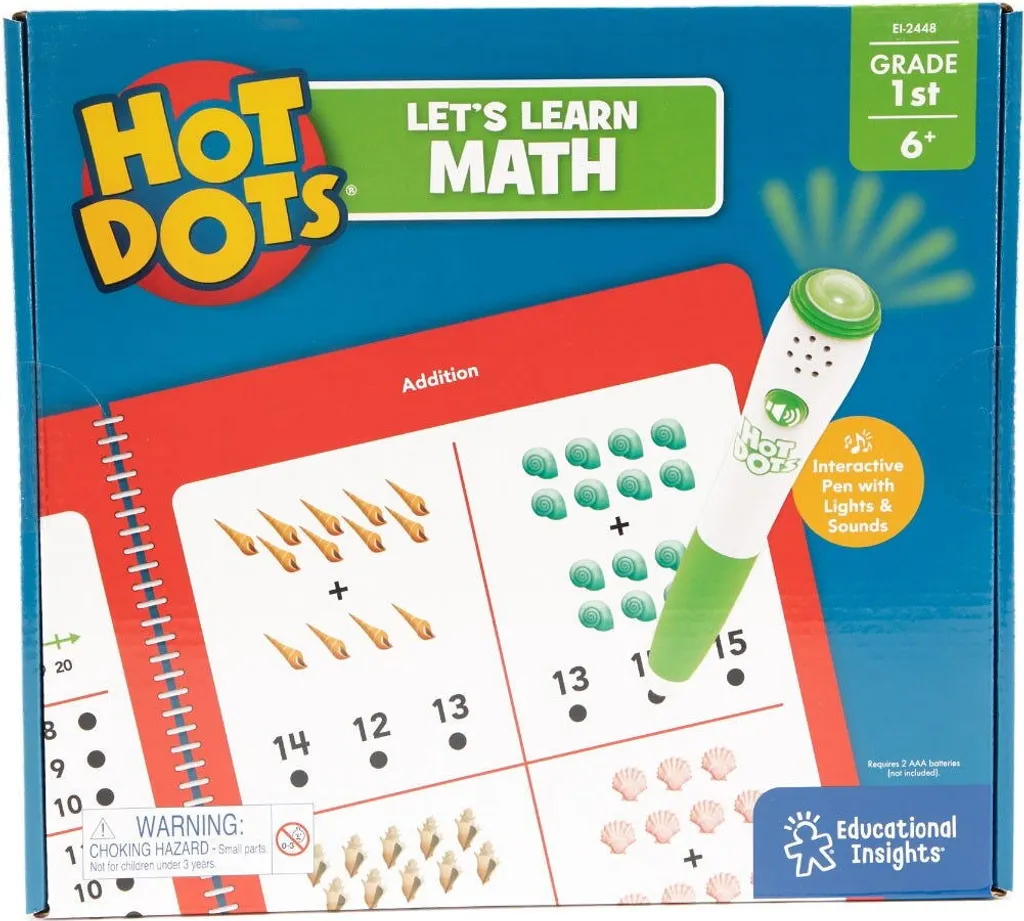 Hot Dots Mathématiques : Kit d'apprentissage interactif sans écran 50 ex