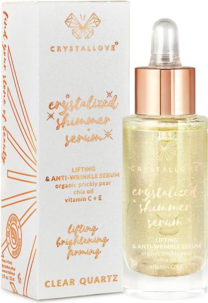 CRYSTALLOVE Clear Quartz Shimmer Serum - sérum na tvár s Obrázok produktu 