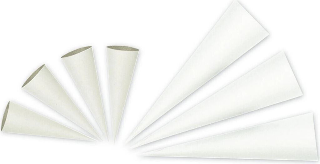 Nestler Bastelschultüte rund 70cm - Weiß Produktbild 