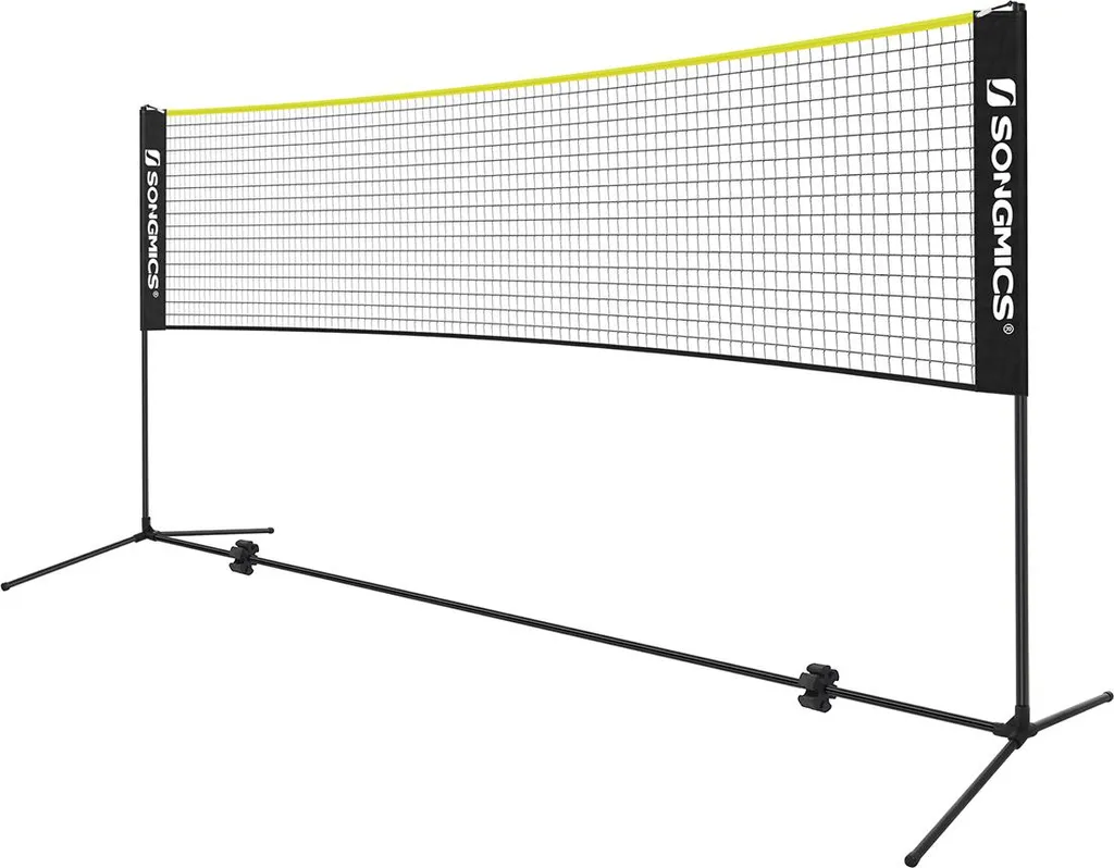 Filet de badminton portable de 4 mètres pour intérieur et extérieur