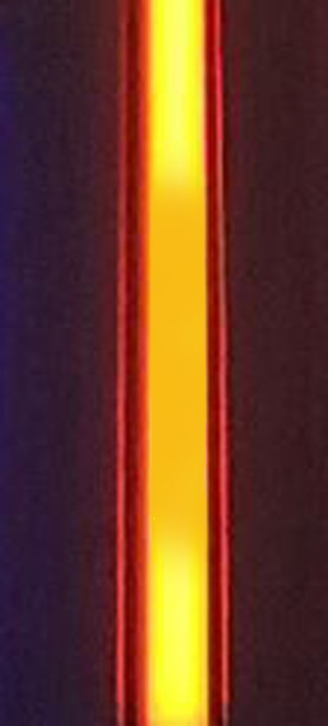 4105 LED Leuchte ALU Schiene Slim 3x50cm matt ORANGE inkl. Netzteil
