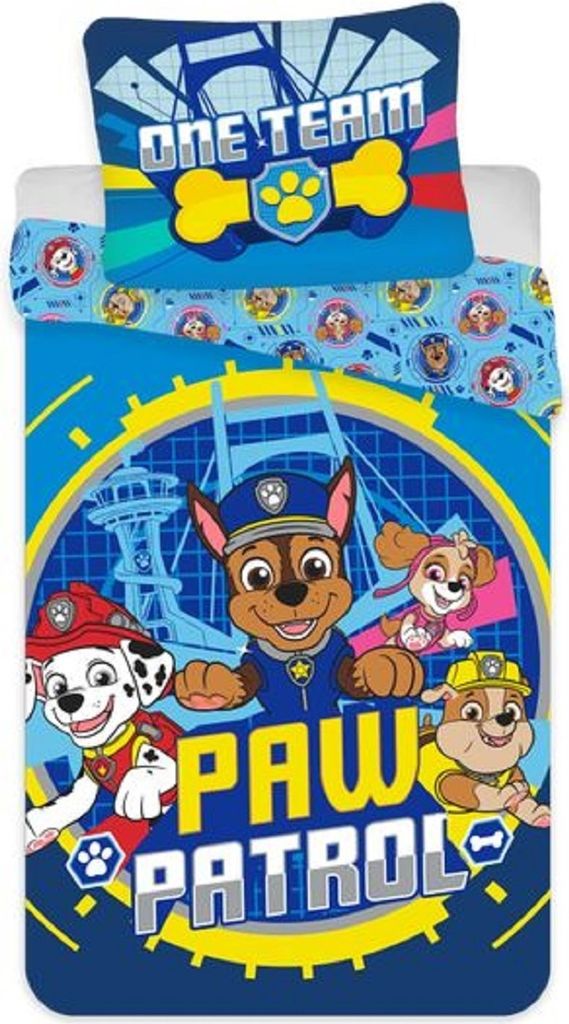 Paw Patrol Bettwäsche Set 2 TLG.135x200cm 80x80cm Produktbild 