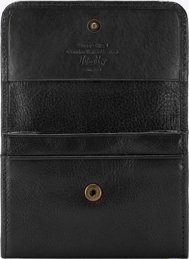 Wittchen Portafoglio Piccolo Donna Pelle Nera Oro - Must-Have Chic