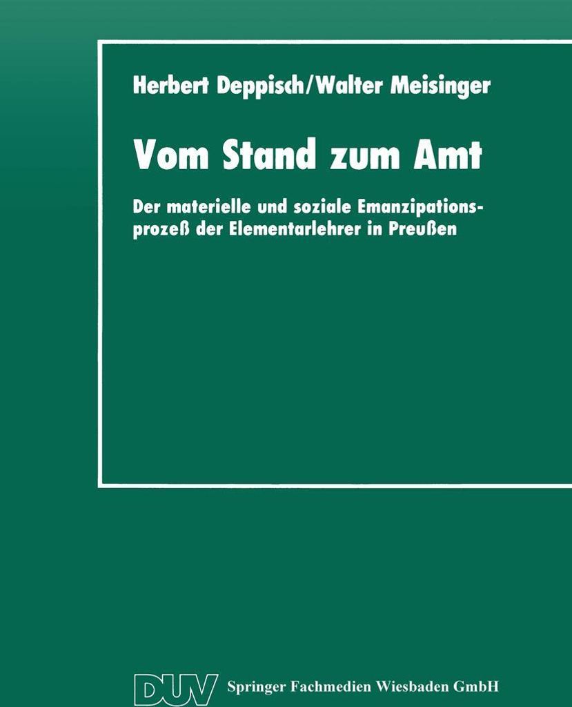 Vom Stand zum Amt