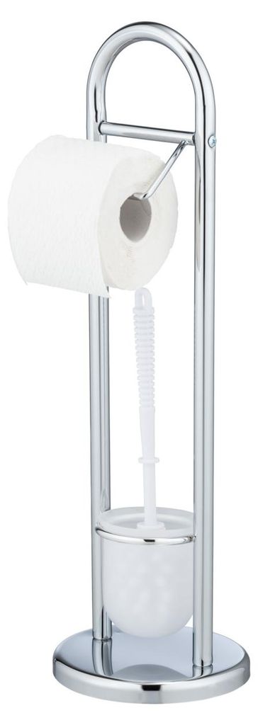 WENKO set per WC a libera installazione Siena cromo scopini Immagine del prodotto 