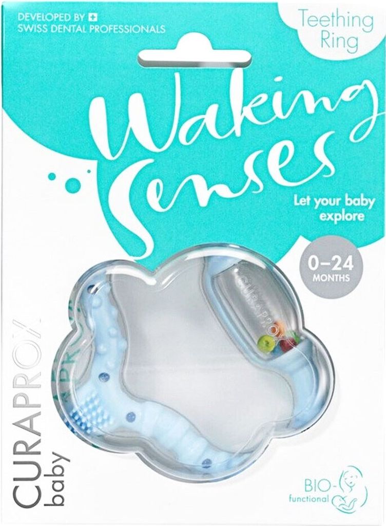 Curaprox Baby Beißring Blau