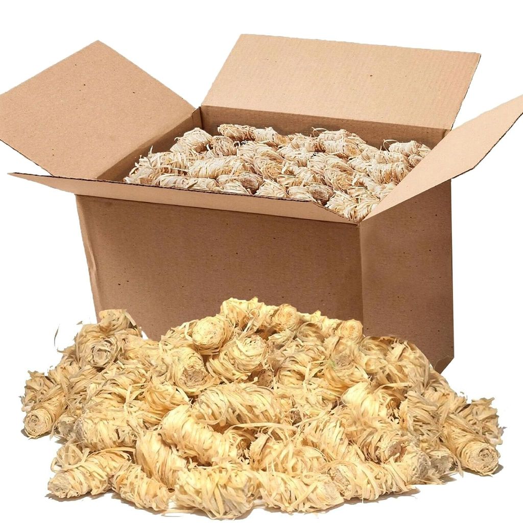 EcoXfire 5 KG Anzünder Öko Holzwolle Anzündwolle Kaminanzünder Bioanzünder Holzanzünder