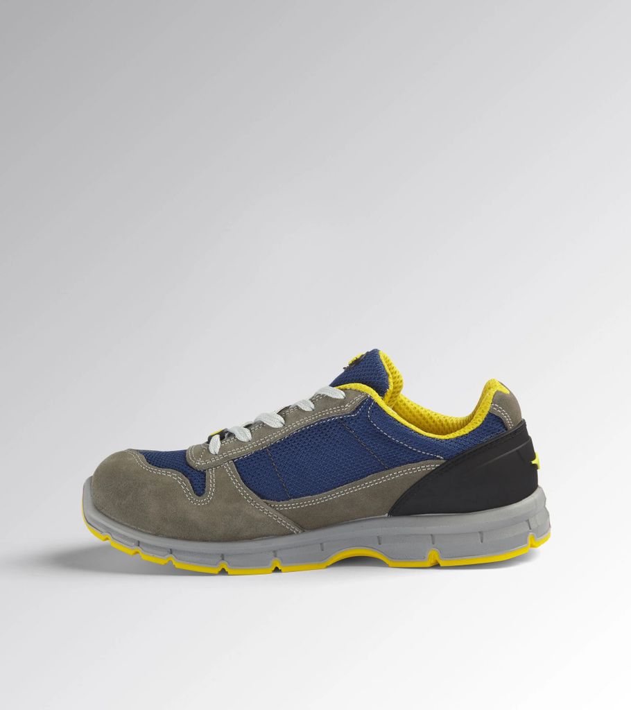 Utility Diadora Arbeitsschuh Run Text Low S1P Src Esd Grau Castle Blue 45