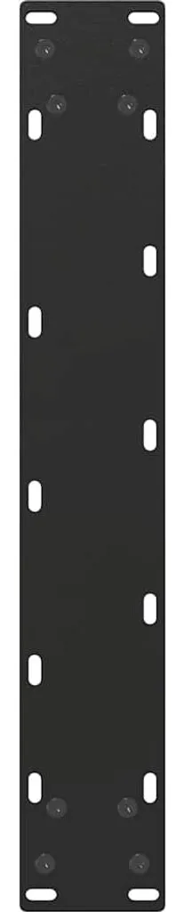 Pieds de table de bar en U vidaXL : solution pour sol irrégulier noir - 6