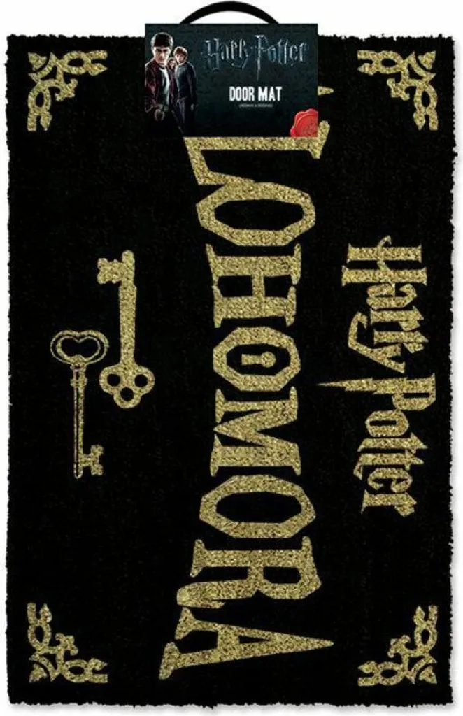 Paillasson Alohomora Harry Potter 40x60 cm antidérapant et résistant