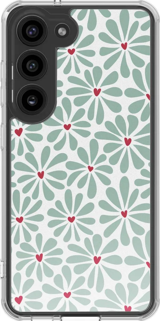 Custodia Samsung S23 imoshion Bloom Love Sage Green | Design Unico