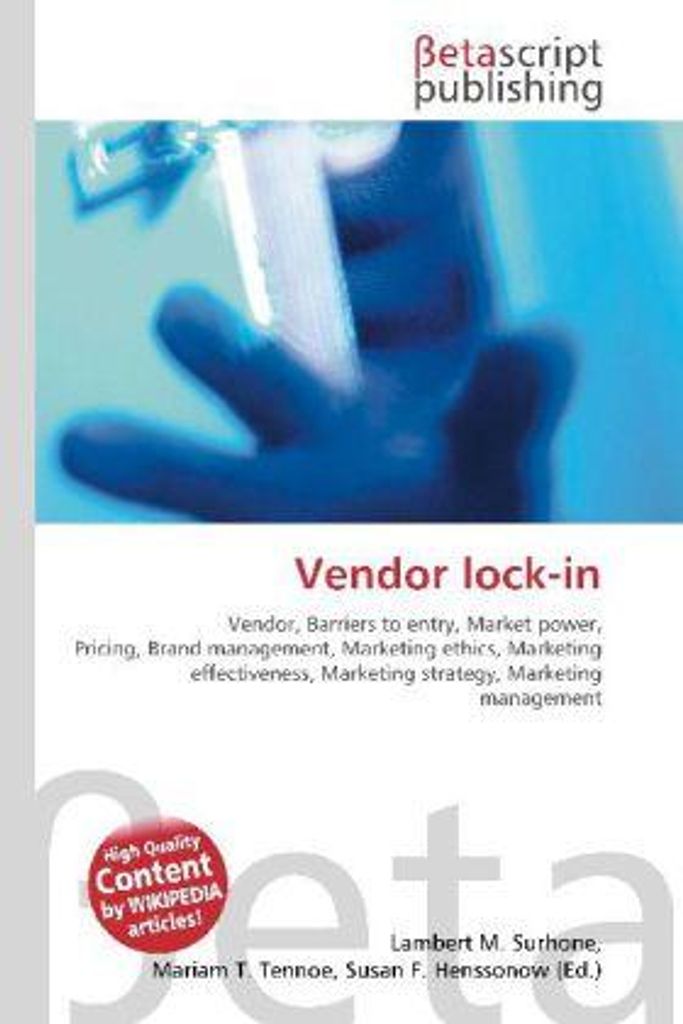 Vendor lock-in