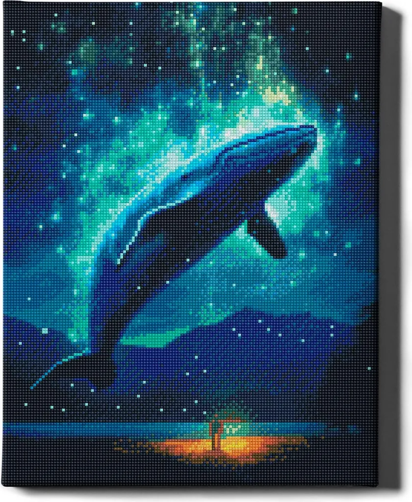 Offerta Kit Diamond Painting 5D Oh Art Completo Cornice Legno