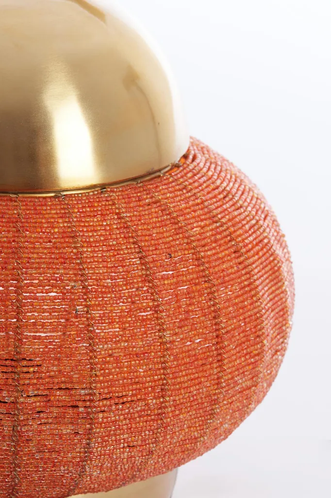 Suspension Industrielle Métal Orange Cetara E27 - Design Moderne - 2