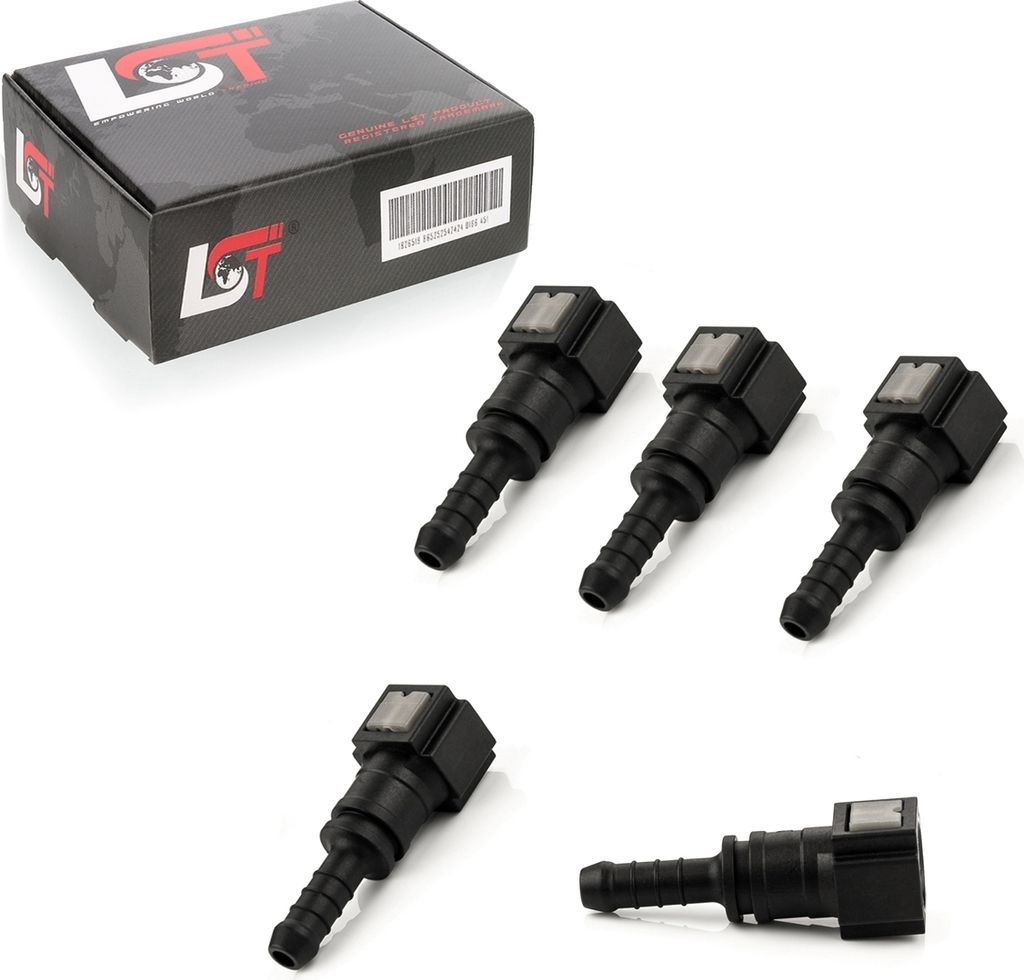 5x Schnellverschluss Kraftstoffleitung Kupplung gerade 6,3x6mm für KIA HYUNDAI