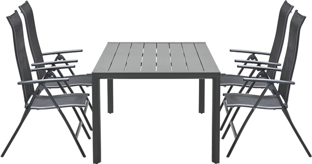 Garden Impressions 5-teiliges dining Set Limone und Gosford carbon black